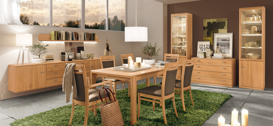 Wedo thiết kế nội thất phòng ăn đơn giản và tinh tế với gỗ tự nhiên