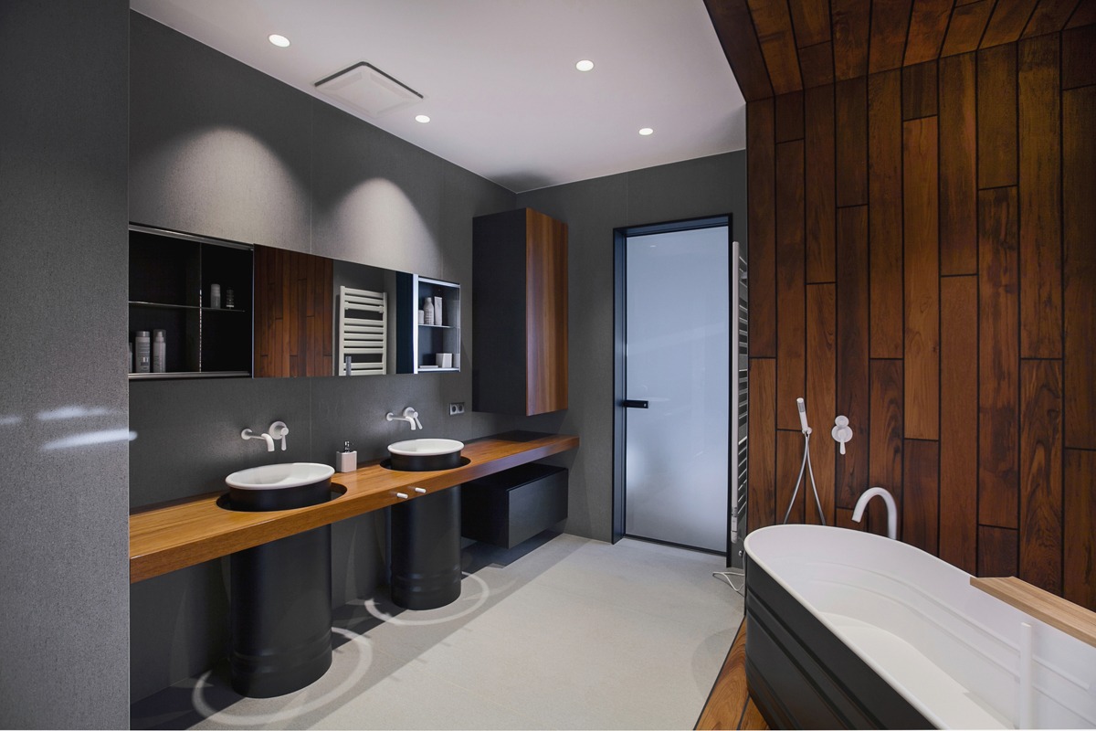 Wedo thiết kế nội thất phòng tắm đẹp cho căn hộ gác xép