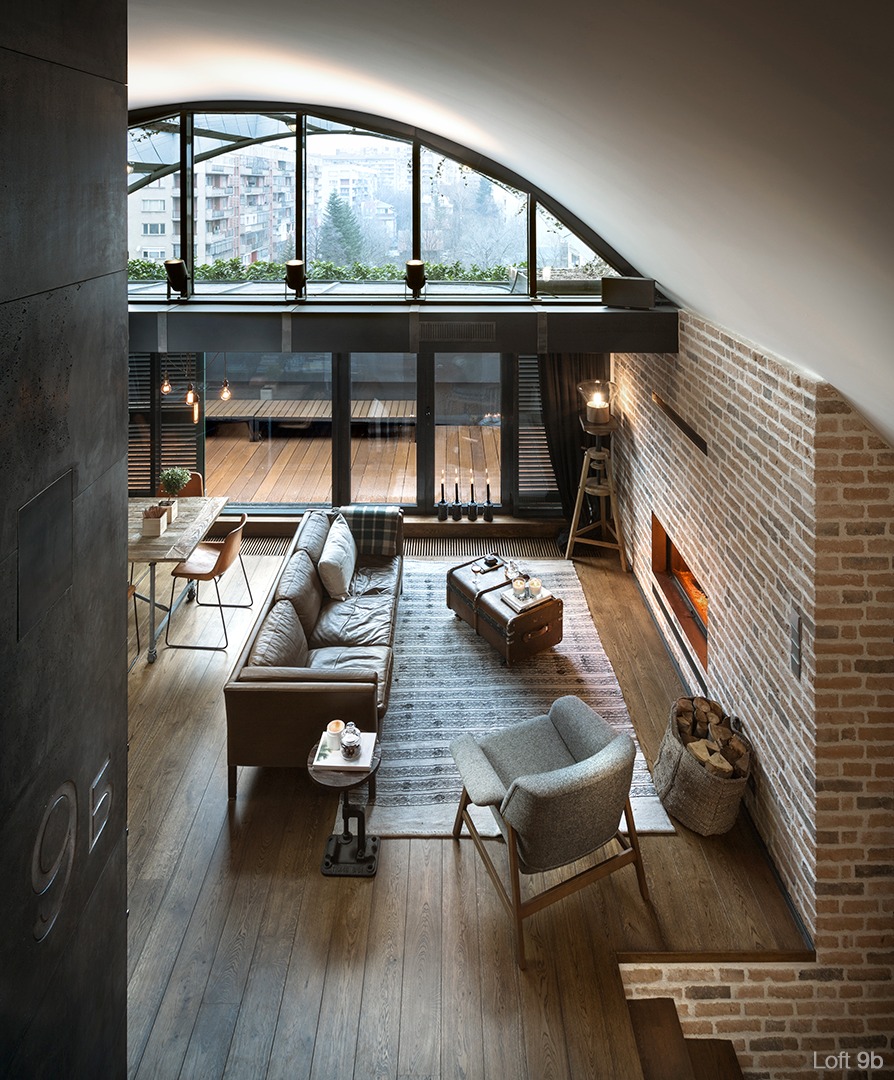 Wedo thiết kế nội thất đẹp như mơ với gạch trần cho căn hộ áp mái