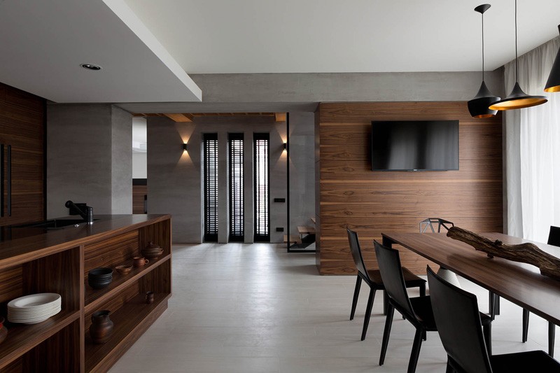 Wedo thiết kế phòng ăn nhà đẹp với gỗ tự nhiên