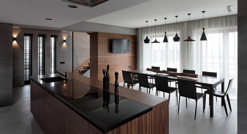 Wedo thiết kế phòng ăn nhà đẹp với gỗ tự nhiên