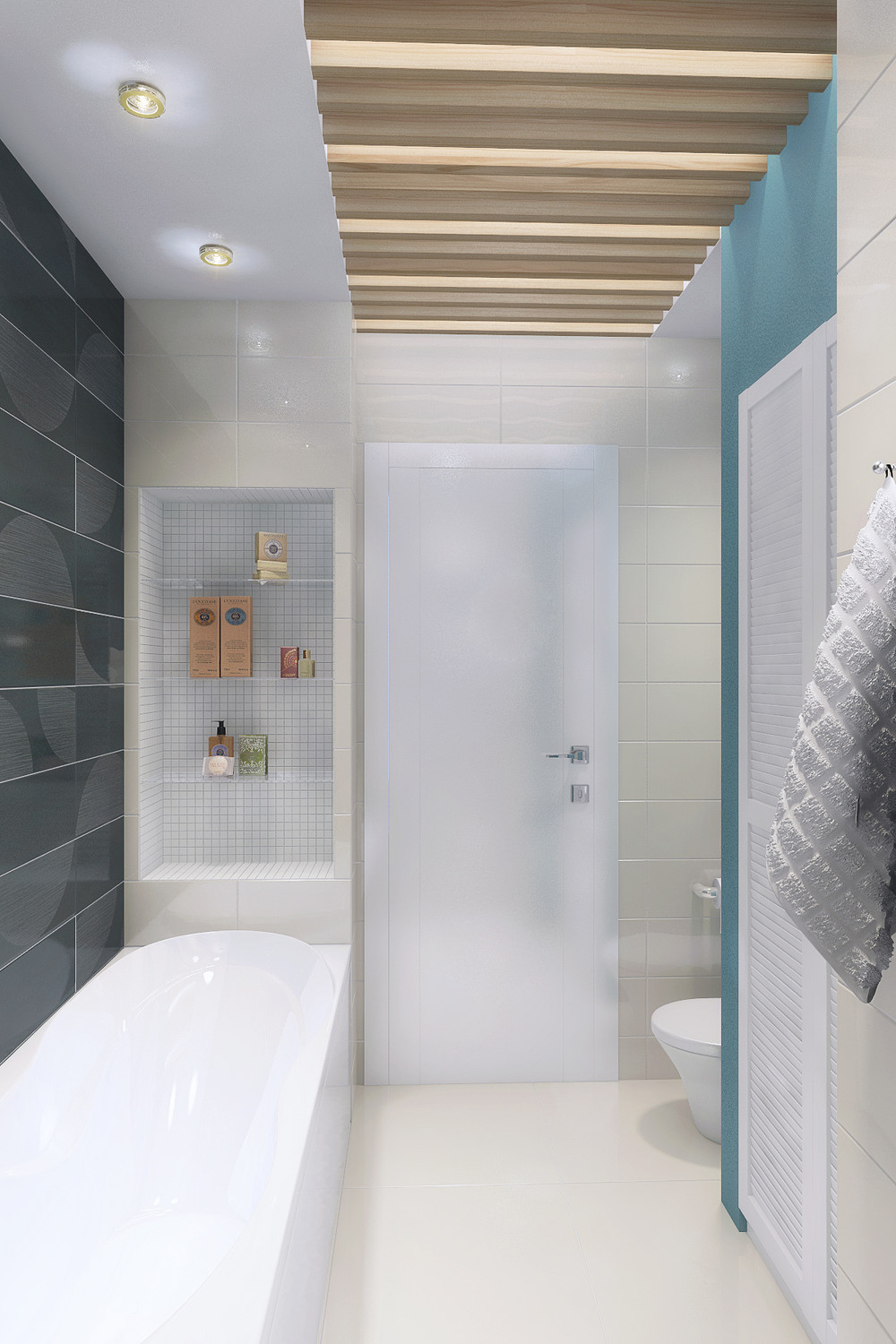 Wedo thiết kế nội thất tiện nghi và hoàn hảo cho phòng tắm trong ngôi nhà diện tích nhỏ