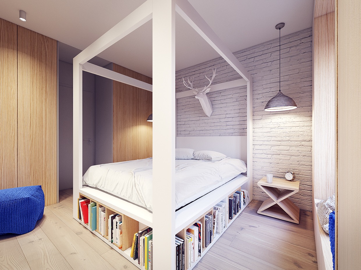 Wedo thiết kế nội thất phòng ngủ đẹp lấy cảm hứng từ xu hướng những năm 60