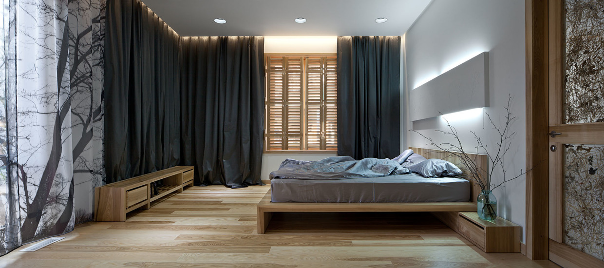 Wedo thiết kế nội thất phòng ngủ đẹp và sang trọng với gỗ sồi tự nhiên