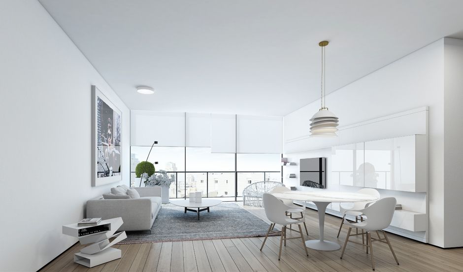 Wedo thiết kế nội thất nhà đẹp tinh tế với màu trắng
