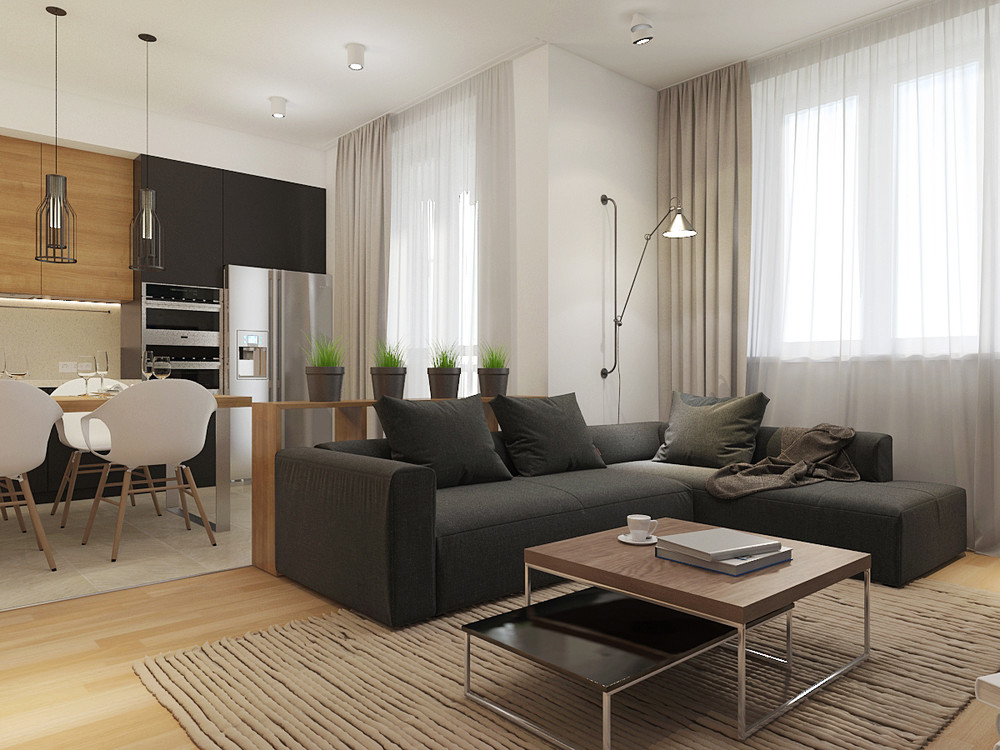 Wedo thiết kế nội thất phòng khách đơn giản, thông minh cho nhà nhỏ