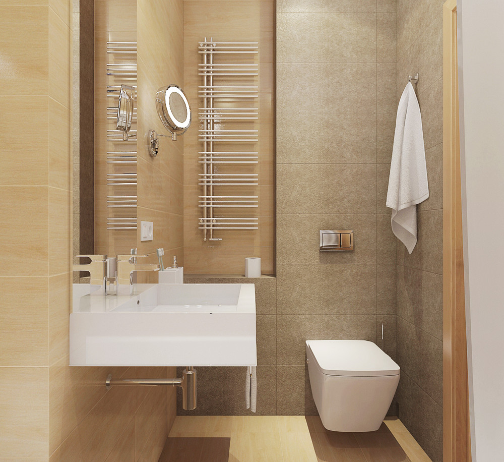 Wedo thiết kế nội thất phòng tắm đơn giản, thông minh cho nhà nhỏ