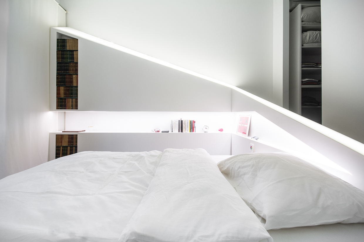 Wedo thiết kế nội thất phòng ngủ sáng tạo với màu trắng