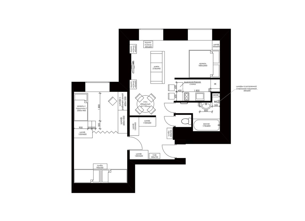  Wedo thiết kế nội thất căn hộ cao cấp đơn giản, sáng tạo cho gia đình trẻ