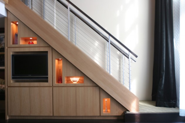 Wedo thiết kế cầu thang đẹp và tăng khả năng lưu trữ