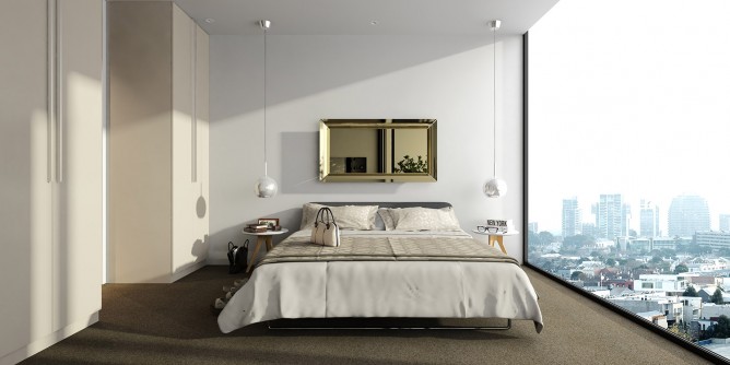 Wedo thiết kế nội thất sang trọng cho phòng ngủ căn hộ cao cấp