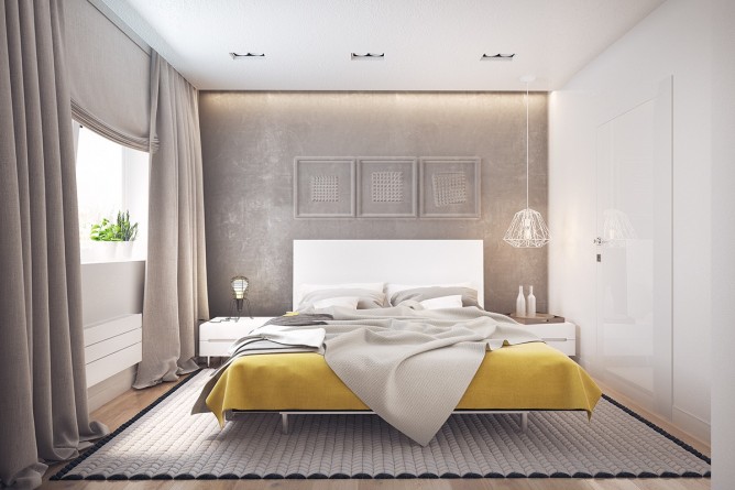 Wedo thiết kế nội thất phòng ngủ đơn giản, tươi sáng và vui vẻ