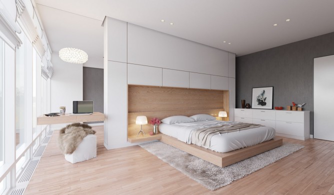 Wedo thiết kế nội thất phòng ngủ đơn giản, hiện đại cho nhà đẹp