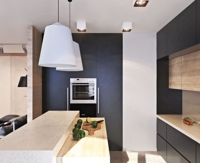 Wedo thiết kế nội thất không gian mở cho phòng bếp nhà đẹp