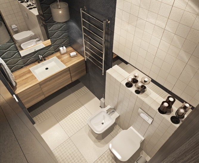 Wedo thiết kế nội thất không gian mở cho phòng tắm nhà đẹp