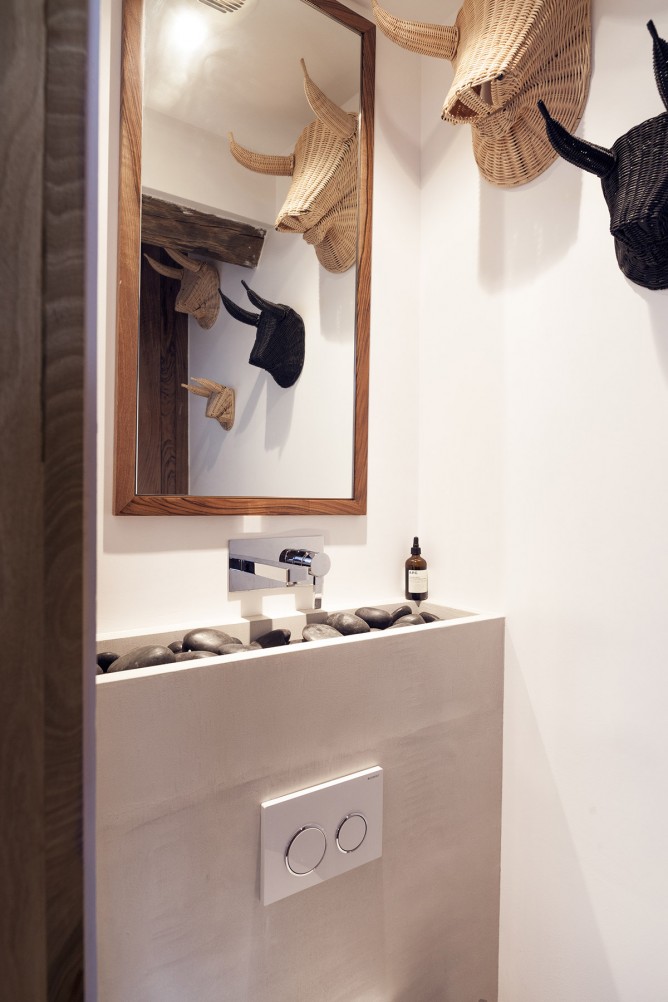 Thiết kế nội thất phòng tắm độc đáo phong cách Pháp cho nhà nhỏ
