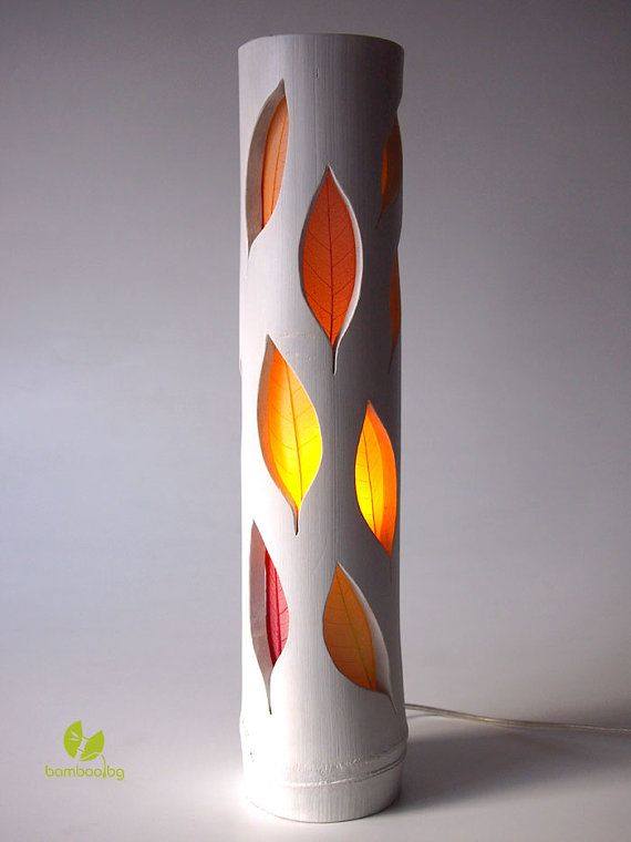 wedo thiết kế đèn chiếu sáng đẹp độc đáo với vật liệu tre
