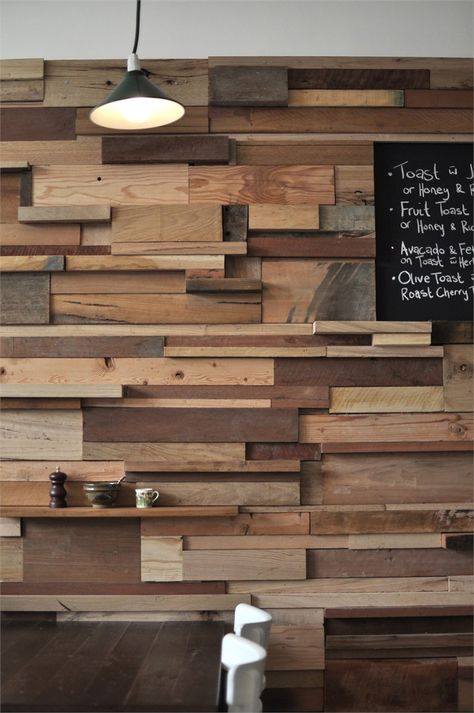 ý tưởng thiết kế nhà hiện đại với tường gỗ độc đáo
