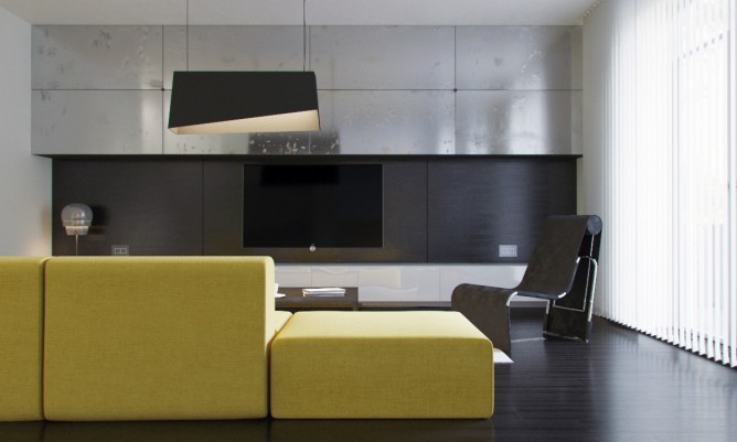 wedo tư vấn thiết kế nội thất phòng khách đẹp với màu vàng