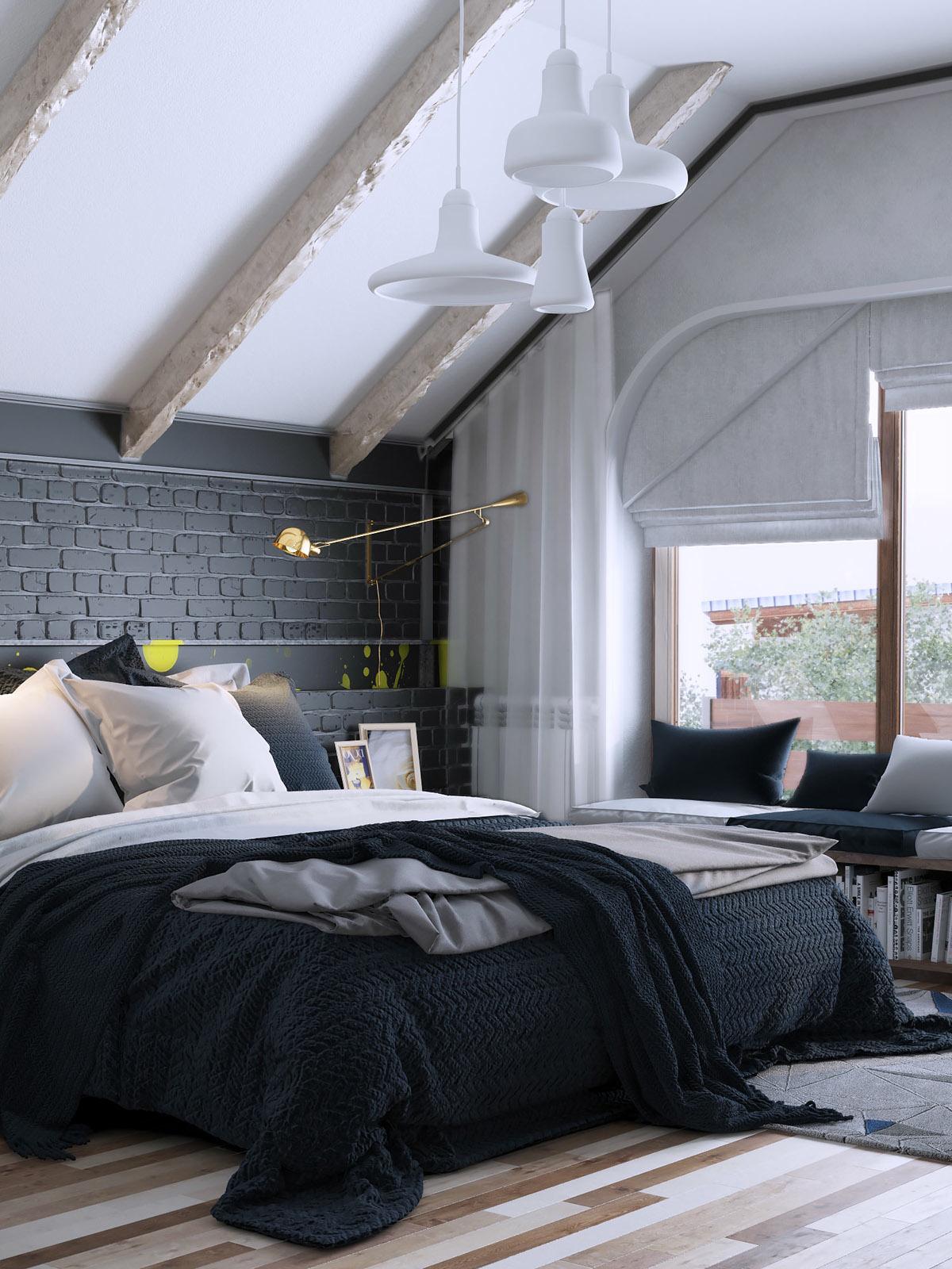 thiết kế nội thất phòng ngủ đơn giản, hiện đại cho nhà đẹp