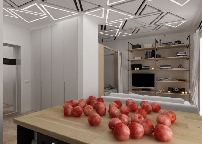 mẫu thiết kế nội thất đẹp và tiện nghi cho nhà siêu nhỏ dưới 30 m2