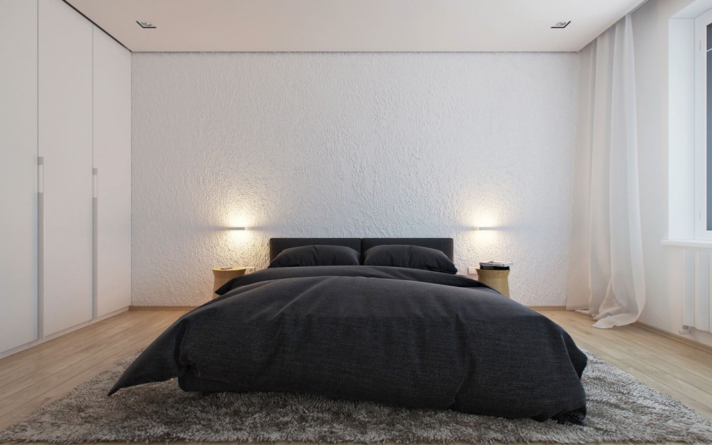 mẫu thiết kế nội thất phòng ngủ đẹp cho căn hộ 1 phòng ngủ