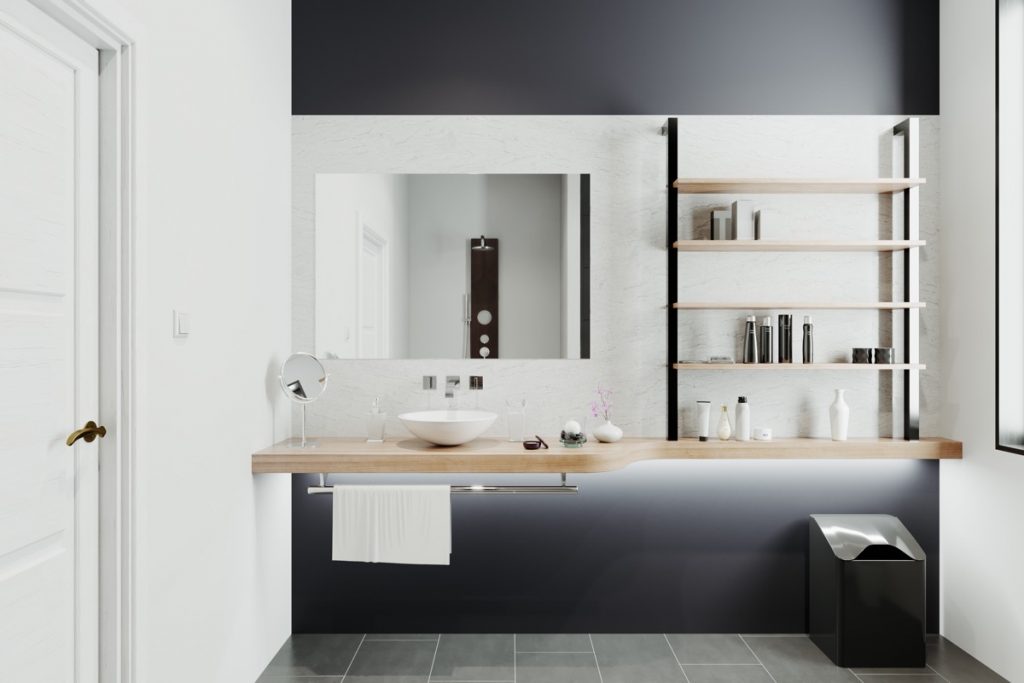 Mẫu thiết kế & thi công nội thất tối giản hiện đại đẹp hút hồn cho phòng tắm (P.