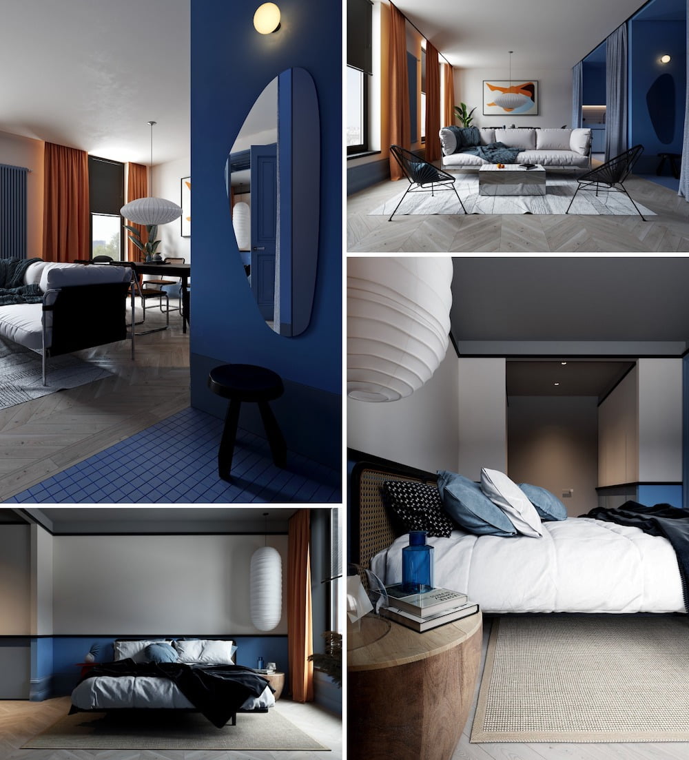 Khi thiết kế nội thất nhà chung cư 80m2, KTS sẽ đảm bảo tính hài hòa về bố cục và màu sắc cho căn hộ của bạn